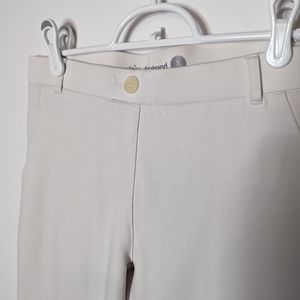 Betabrand Cream Skinny Pants